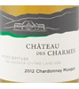 Chateau Des Charmes Chardonnay Musque 2010